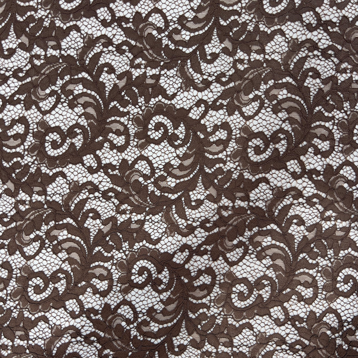 Pizzo Chantilly smerlato foliage Diffusione Tessuti Pizzo Chantilly smerlato foliage