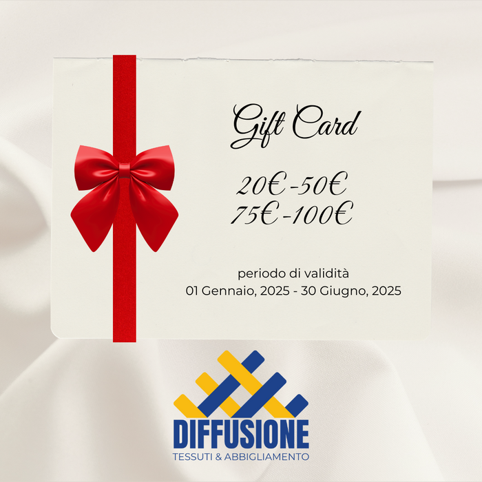 Gift Card Diffusione Tessuti (online)