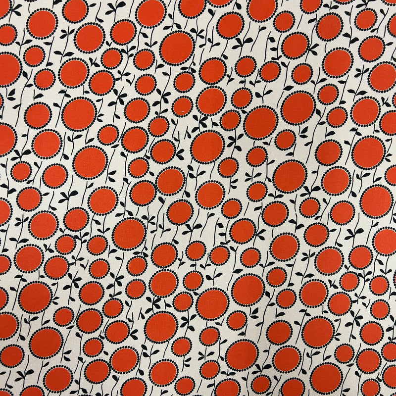 Seta alta moda motivo floreale Prada Diffusione Tessuti Seta alta moda motivo floreale Prada