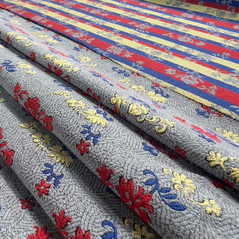 Broccato di Seta Motivo floreale Diffusione Tessuti Broccato di Seta Motivo floreale