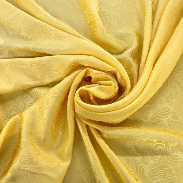 Crepe de chine giallo Diffusione Tessuti Tessuto Crepe de chine giallo