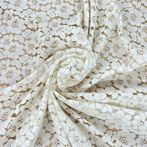 Pizzo rebrode panna Diffusione Tessuti Tessuto pizzo rebrode panna