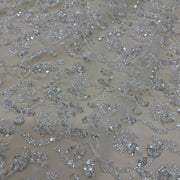 Pizzo Alta Moda perline Diffusione Tessuti Pizzo Alta Moda perline