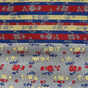 Broccato di Seta Motivo floreale Diffusione Tessuti Broccato di Seta Motivo floreale