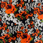 Seta alta moda motivo prato fiorito Diffusione Tessuti Seta alta moda motivo prato fiorito