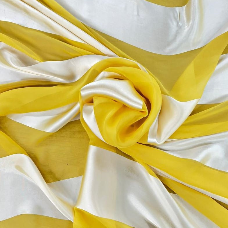 Devore Seta righe cangiante Diffusione Tessuti Devore Seta righe cangiante