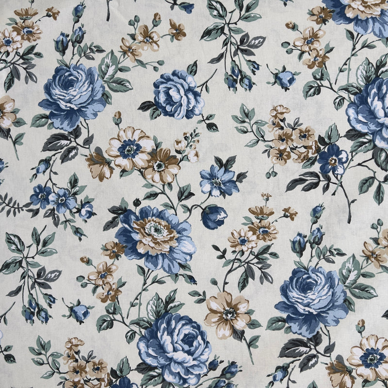 Mezzo Panama Dorotea fiore grande Diffusione Tessuti Mezzo Panama Dorotea fiore grande