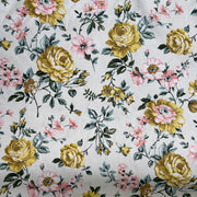 Mezzo Panama Dorotea fiore grande Diffusione Tessuti Mezzo Panama Dorotea fiore grande