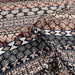 Viscosa Fantasia Etno-Geometrica a Fasce Diffusione Tessuti Viscosa Fantasia Etno-Geometrica