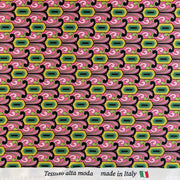 Rasetto in Poliestere Fantasia Geometrica Diffusione Tessuti Poliestere Fantasia Geometrica