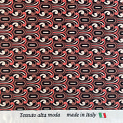 Rasetto in Poliestere Fantasia Geometrica Diffusione Tessuti Poliestere Fantasia Geometrica