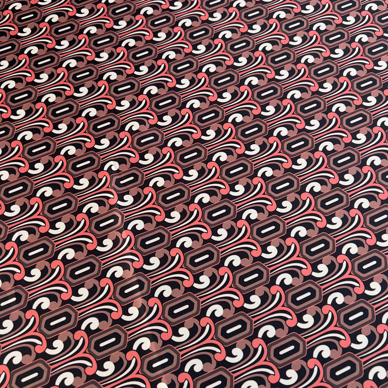 Rasetto in Poliestere Fantasia Geometrica Diffusione Tessuti Poliestere Fantasia Geometrica