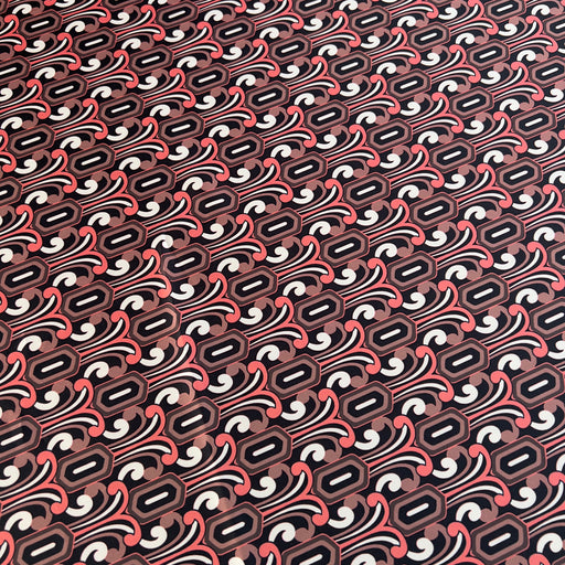 Rasetto in Poliestere Fantasia Geometrica Diffusione Tessuti Poliestere Fantasia Geometrica