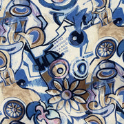 Viscosa Fantasia Astratta Multicolore toni freddi Diffusione Tessuti Viscosa Fantasia Astratta Multicolore toni freddi