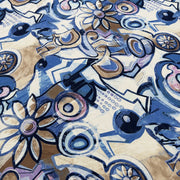 Viscosa Fantasia Astratta Multicolore toni freddi Diffusione Tessuti Viscosa Fantasia Astratta Multicolore toni freddi