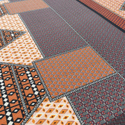 Crepe di Poliestere Stampa Etnica geometrica Diffusione Tessuti Crepe di Poliestere Stampa Etnica geometrica