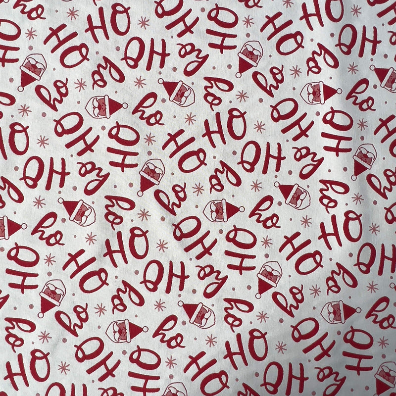 Tessuto Gobelin Natalizio HO HO HO