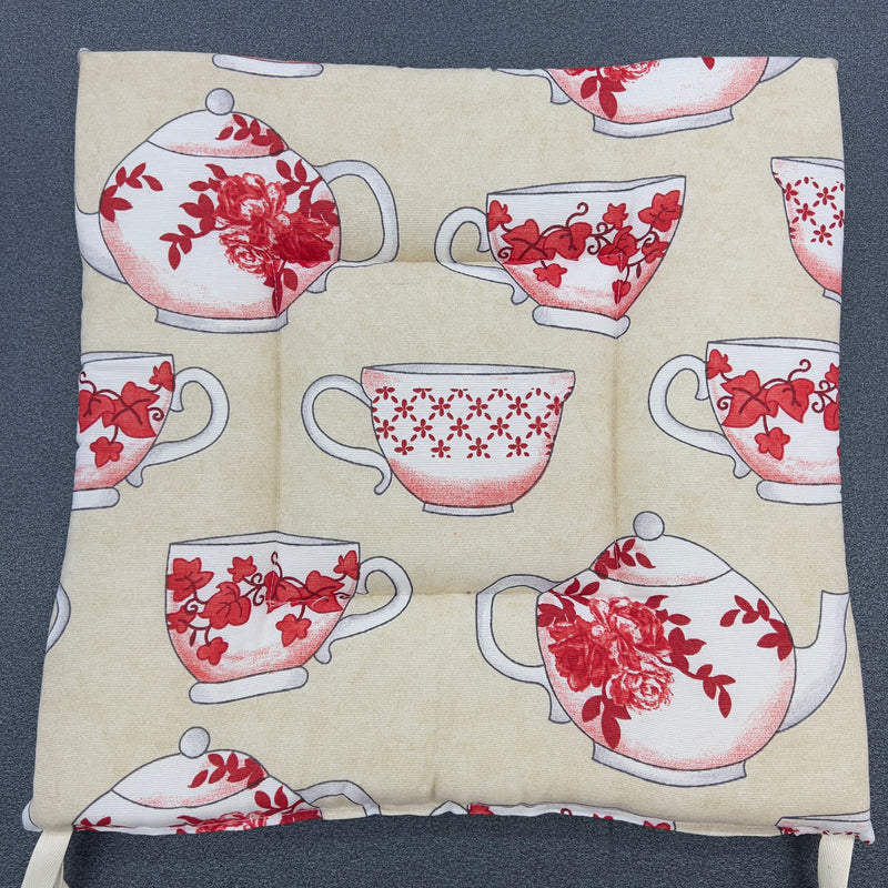 Cuscino coprisedia personalizzato con laccetti 38x38 cm