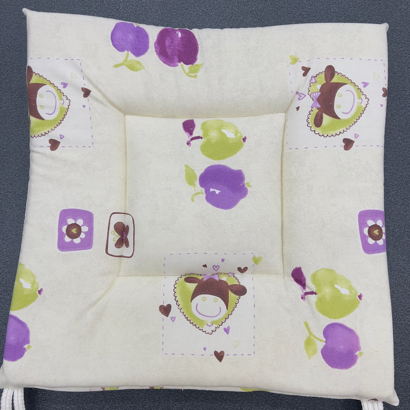 Cuscino coprisedia personalizzato con laccetti 38x38 cm