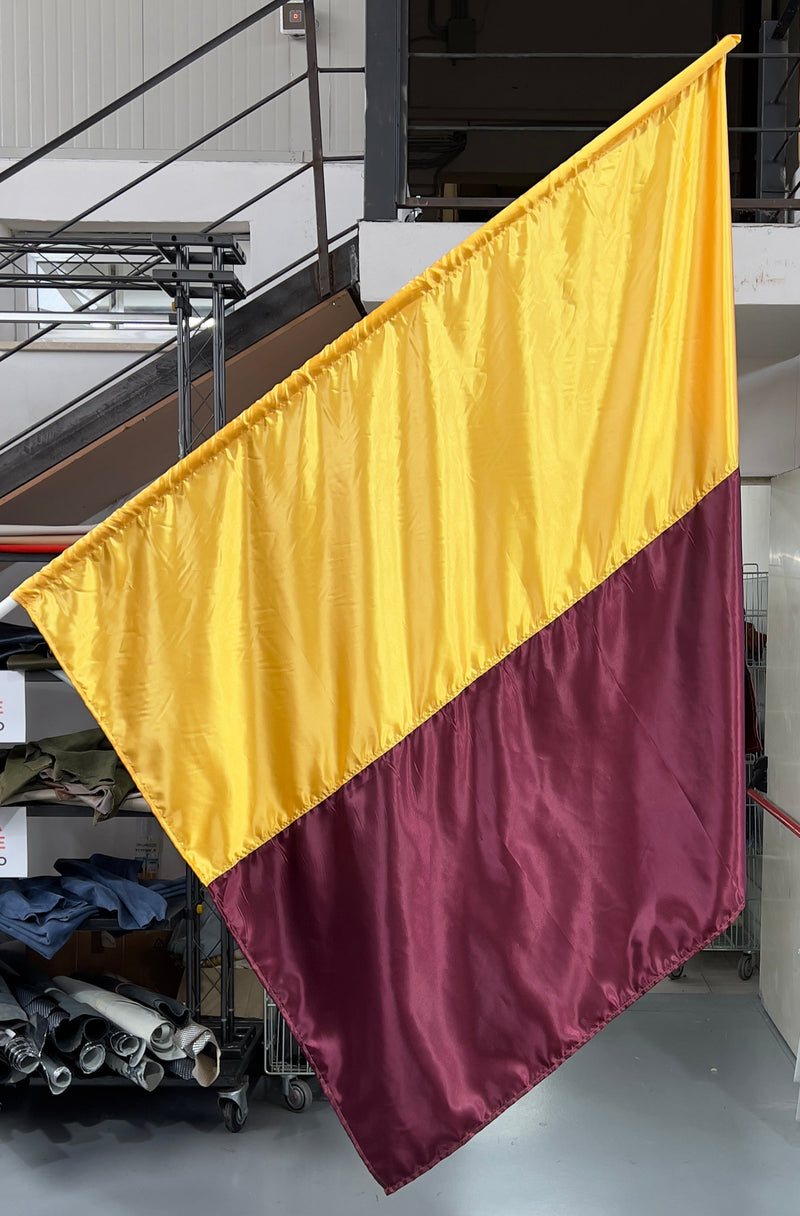 Bandiera Giallorossa Edizione Diffusione Tessuti 170x135 cm