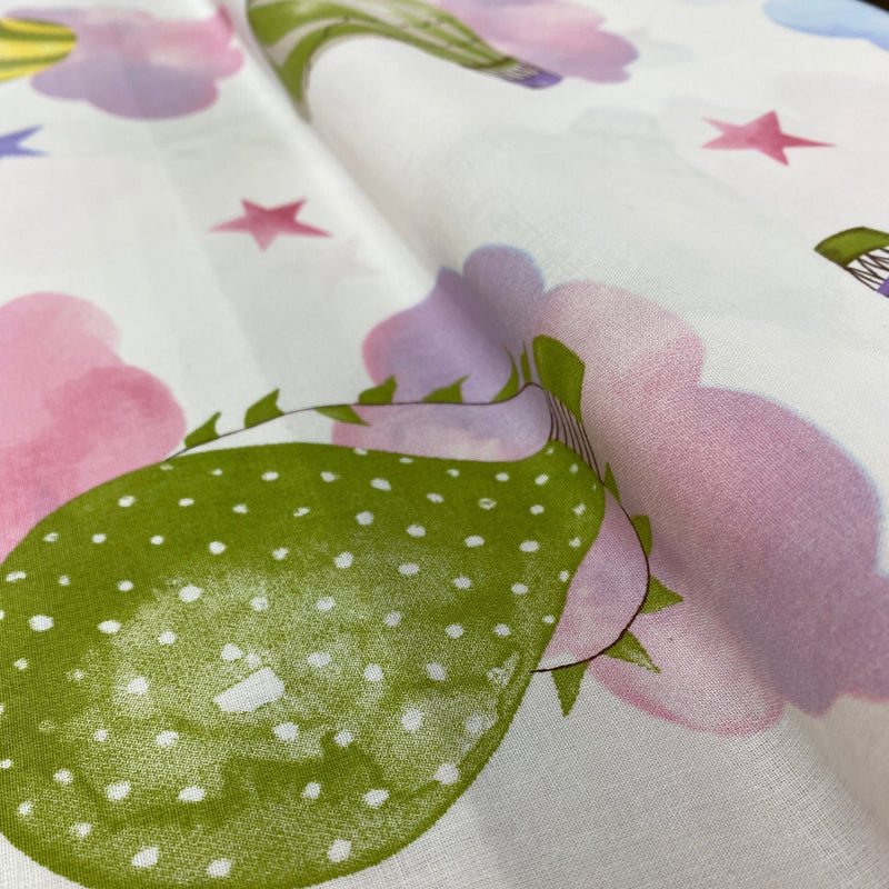 Cotone percalle mongolfiera Diffusione Tessuti Tessuto cotone percalle mongolfiera