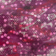 Devore Seta Animalier Serpente