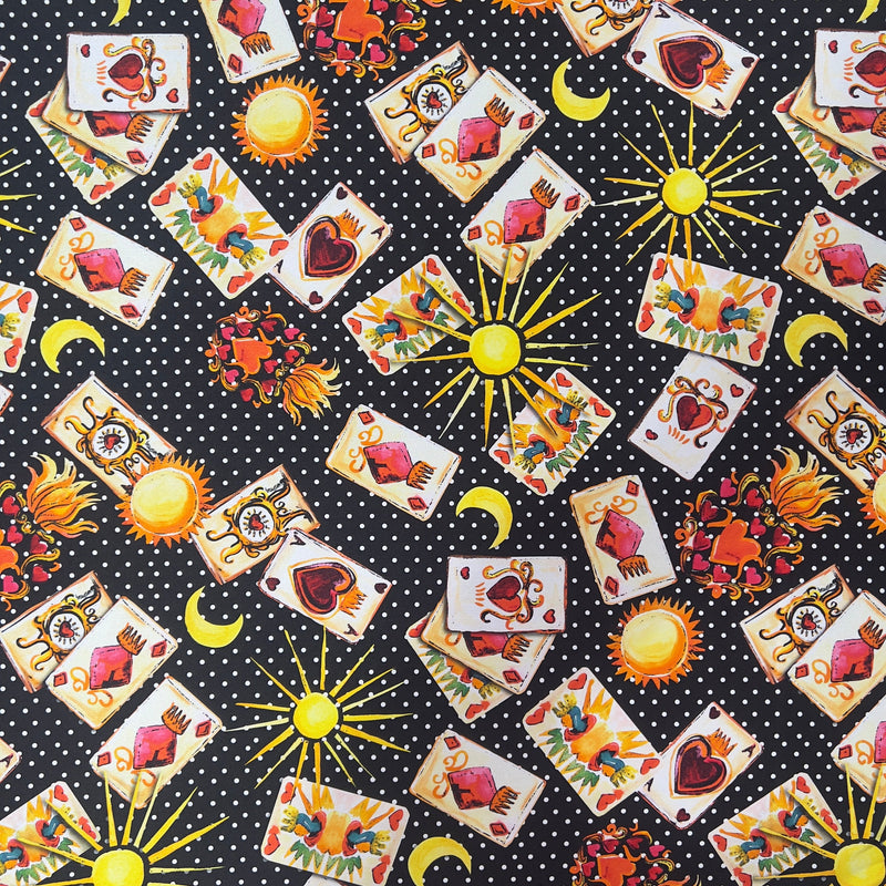 Seta alta moda motivo Carte Diffusione Tessuti Tessuto Seta alta moda motivo Carte