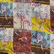 Devore fantasia floreale quadri 