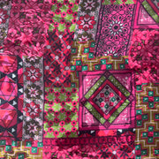 Seta Devore fantasia geometria Diffusione Tessuti Tessuto seta Devore fantasia geometria