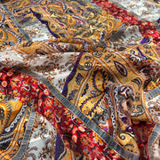 Seta Devoré Fantasia Regale Paisley Diffusione Tessuti Seta Devoré Fantasia Regale Paisley