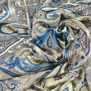 Seta Devoré Fantasia Regale base bianca Diffusione Tessuti Seta Devoré Fantasia Regale base bianca