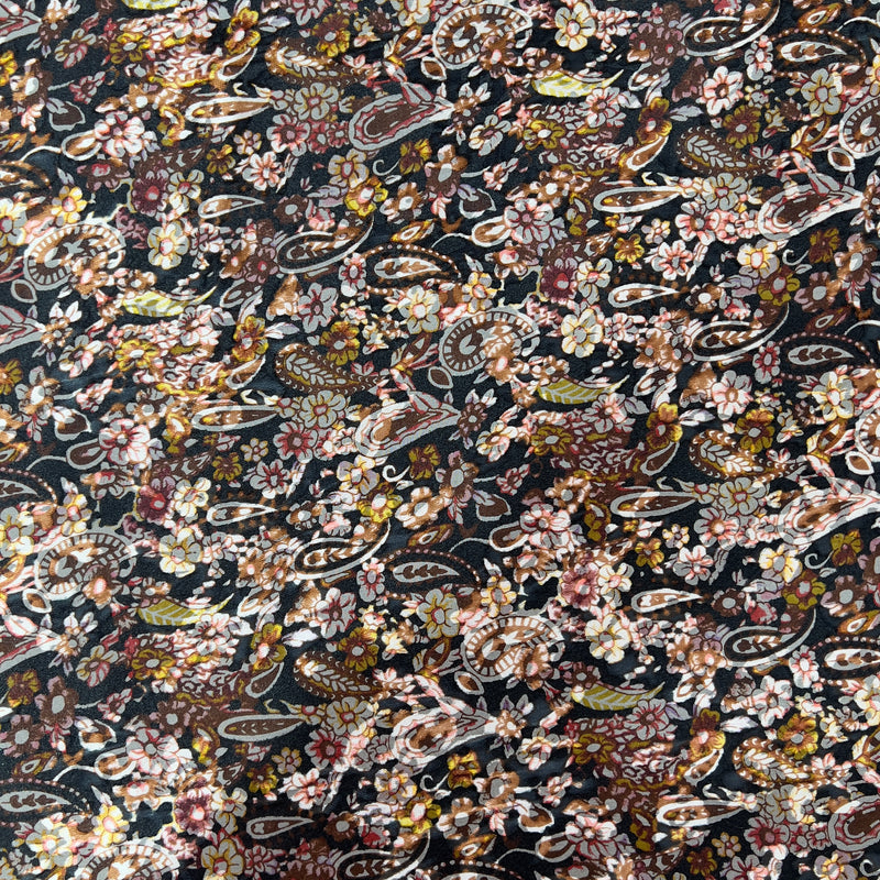 Seta Devoré giardino incantato Diffusione Tessuti Seta Devoré giardino incantato