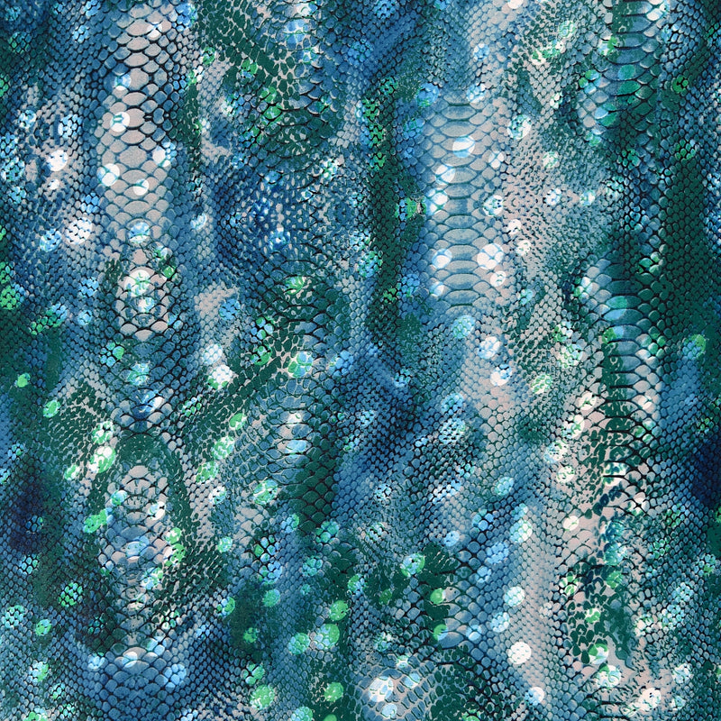 Devore Seta Animalier Serpente