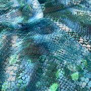 Devore Seta Animalier Serpente