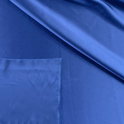 Satin poliestere Blu reale