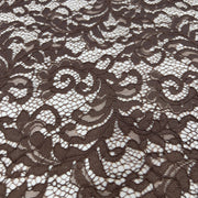 Pizzo Chantilly smerlato foliage Diffusione Tessuti Pizzo Chantilly smerlato foliage