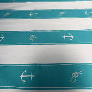 Cotone 100% a righe per tappezzeria con Motivi Nautici Diffusione Tessuti tappezzeria con Motivi Nautici