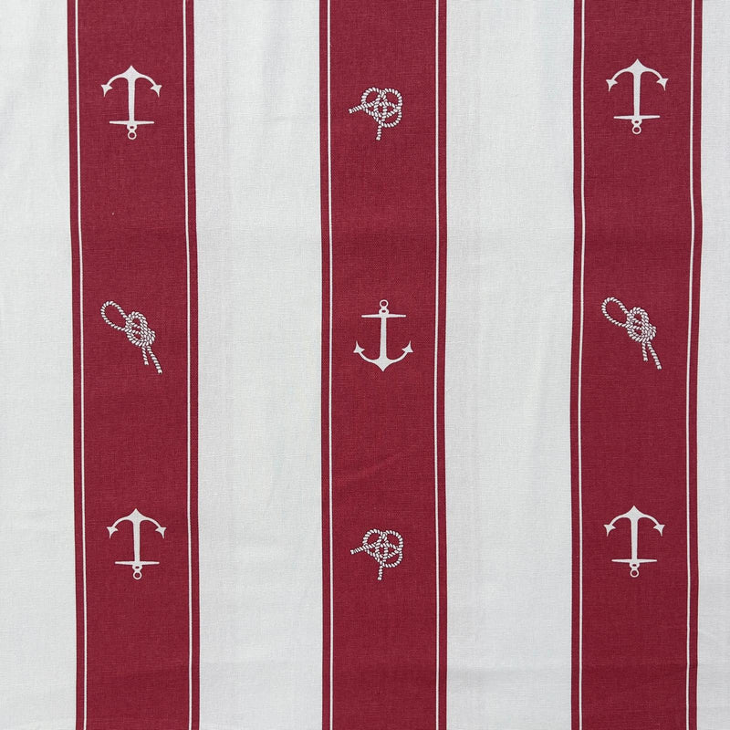 Cotone 100% a righe per tappezzeria con Motivi Nautici Diffusione Tessuti tappezzeria con Motivi Nautici