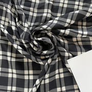 Raso Viscosa Disegno Scozzese Diffusione Tessuti Raso Viscosa Disegno Scozzese