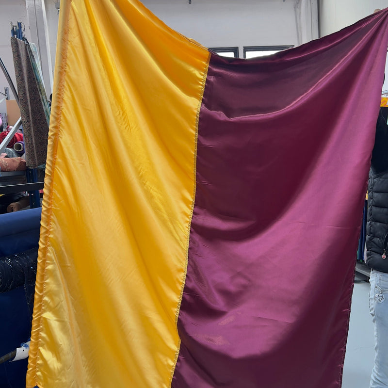 Bandiera Giallorossa Edizione Diffusione Tessuti 170x135 cm - Diffusione Tessuti