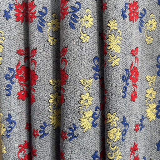 Broccato di Seta Motivo floreale - Diffusione Tessuti