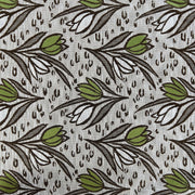 Broccato Laminato di Viscosa Seta Motivo tulipani - Diffusione Tessuti