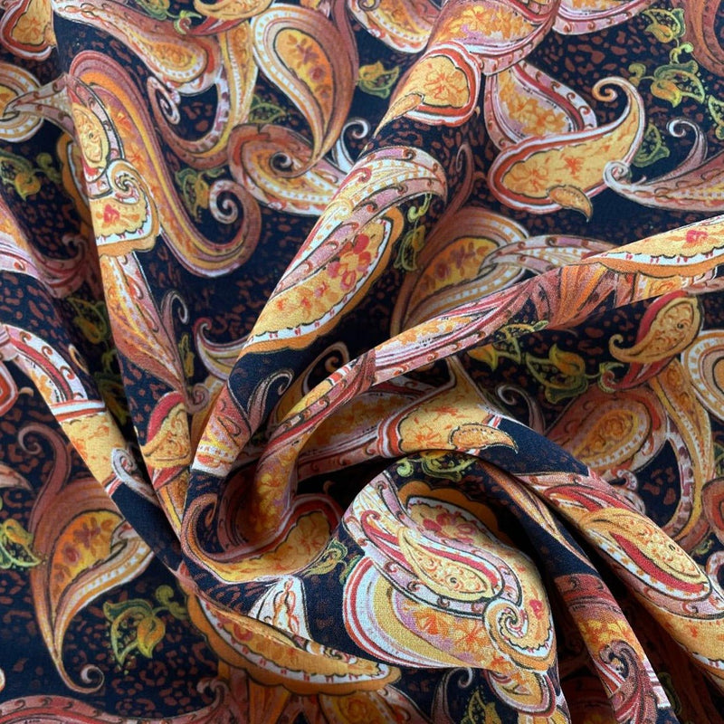 Cady Viscosa Fantasia Paisley - Diffusione Tessuti