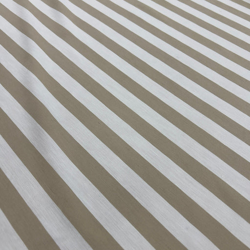 Camiceria a Righe Tortora e Panna - Diffusione Tessuti