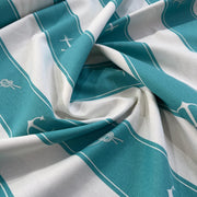 Cotone 100% a righe per tappezzeria con Motivi Nautici - Diffusione Tessuti