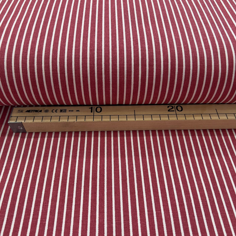 Cotone 100% a righe strette per tappezzeria - Diffusione Tessuti