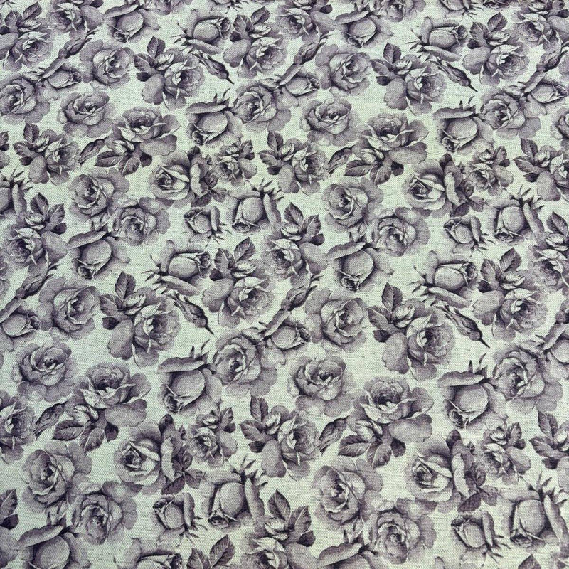 Cotone resinato floreale - Diffusione Tessuti