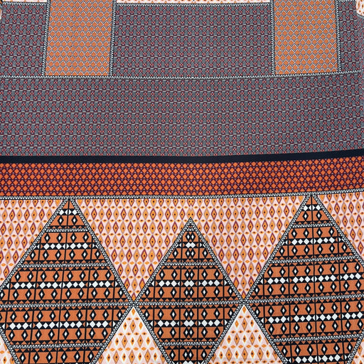 Crepe di Poliestere Stampa Etnica geometrica - Diffusione Tessuti