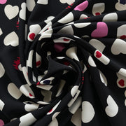Crepe di Viscosa Cuore Chic - Diffusione Tessuti