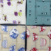 Cuscino coprisedia personalizzato con laccetti 38x38 cm - Diffusione Tessuti